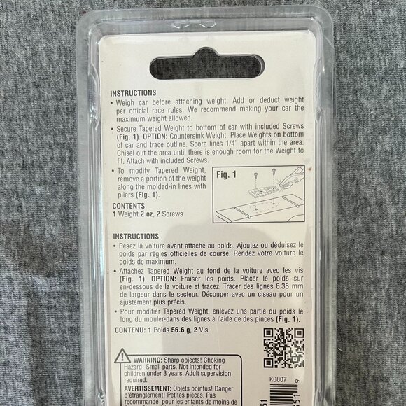 Pinecar Tapered Weights P351 2 oz - Picture 4 of 5
